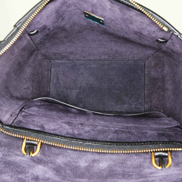 Celine Belt handbag in black leather - Detail D3