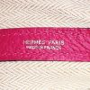 Hermes Garden shopping bag in pink leather - Detail D3 thumbnail