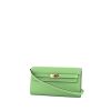 Hermès Kelly To Go handbag/clutch in green Criquet epsom leather - 00pp thumbnail