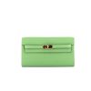 Hermès Kelly To Go handbag/clutch in green Criquet epsom leather - 360 thumbnail