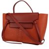 Celine Belt medium model handbag in brown Rouille python and brown leather - 00pp thumbnail