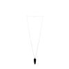 Vhernier necklace in silver and ebony - 360 thumbnail