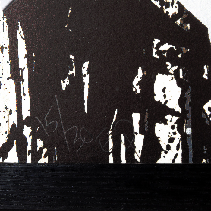 JonOne, "Stritcly for made men - Do-or-Die", lithograph on paper, signed, numbered, dated and framed, of 2018 - Detail D1