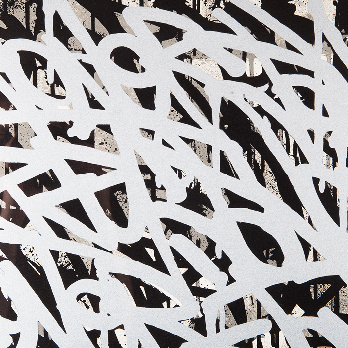 JonOne, "Stritcly for made men - Do-or-Die", lithographie sur papier, signée, numérotée, datée et encadrée, de 2018 - Detail D3