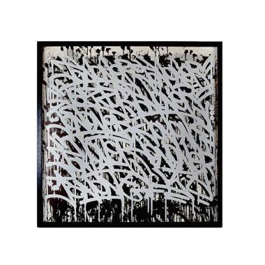 JonOne, "Stritcly for made men - Do-or-Die", lithograph on paper, signed, numbered, dated and framed, of 2018