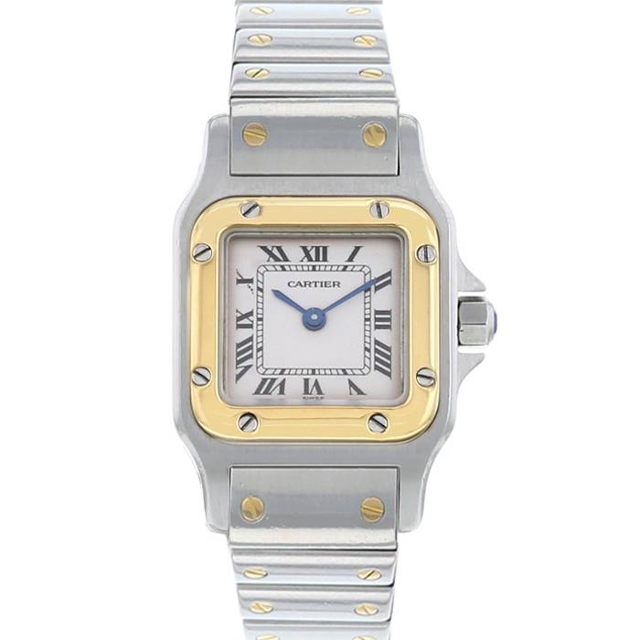 Cartier Santos watch in gold and stainless steel Circa  1990 - 00pp