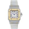 Cartier Santos Galbée  in gold and stainless steel Ref : 1057930 Circa 1990 - 00pp thumbnail