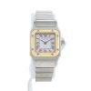 Reloj Cartier Santos Galbée de oro y acero Circa 1990 - 360 thumbnail