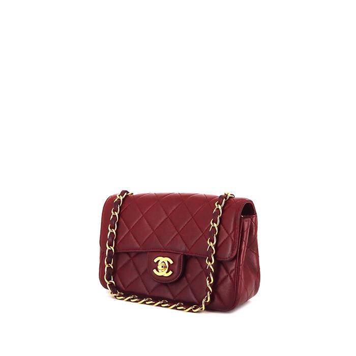 Timeless/classique leather crossbody bag Chanel Burgundy in Leather -  31305773