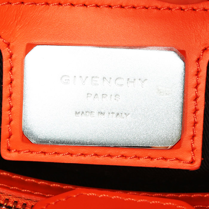 Shopping bag Givenchy in pelle arancione - Detail D3