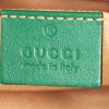 Gucci GG Marmont Camera shoulder bag in green leather - Detail D3 thumbnail