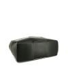 Shopping bag Bottega Veneta Arco Tote in pelle intrecciata nera e bianca - Detail D4 thumbnail