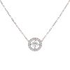 Boucheron Ava necklace in white gold and diamonds (central diamond 0.75 ct.) - 00pp thumbnail