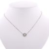 Boucheron Ava necklace in white gold and diamonds (central diamond 0.75 ct.) - 360 thumbnail