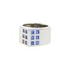 Dinh Van ring in white gold and sapphires - 00pp thumbnail