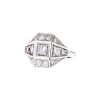 Vintage ring in white gold and diamonds - 00pp thumbnail