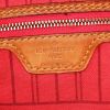 Shopping bag Louis Vuitton Neverfull Ramage modello medio in tela monogram marrone con motivo e pelle naturale - Detail D3 thumbnail