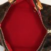Bolso de mano Louis Vuitton  Speedy 30 en lona Monogram marrón y rosa y cuero natural - Detail D2 thumbnail