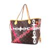 Louis Vuitton  Neverfull Editions Limitées shopping bag  monogram canvas  and natural leather - 00pp thumbnail
