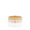 Boucheron  Quatre White Edition medium model ring in 3 golds,  ceramic and diamonds - 360 thumbnail