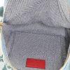 Louis Vuitton  Palm Springs Backpack Mini backpack  in blue denim canvas  and red leather - Detail D2 thumbnail