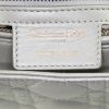 Dior Lady Dior medium model handbag in Gris Perle and mother of pearl leather cannage - Detail D4 thumbnail