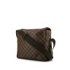 Louis Vuitton Naviglio shoulder bag in brown damier canvas and brown leather - 00pp thumbnail