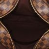 Sac bandoulière Louis Vuitton Naviglio en toile damier enduite marron et cuir marron - Detail D2 thumbnail