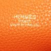 Shopping bag Hermes Double Sens in pelle taurillon clemence gold e arancione - Detail D4 thumbnail