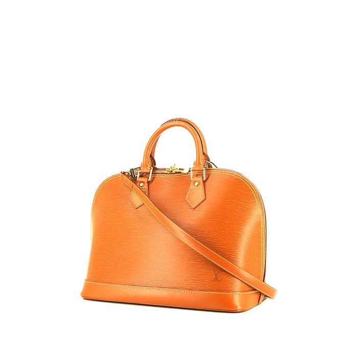 Louis Vuitton Alma Small Model Handbag in Black EPI Leather
