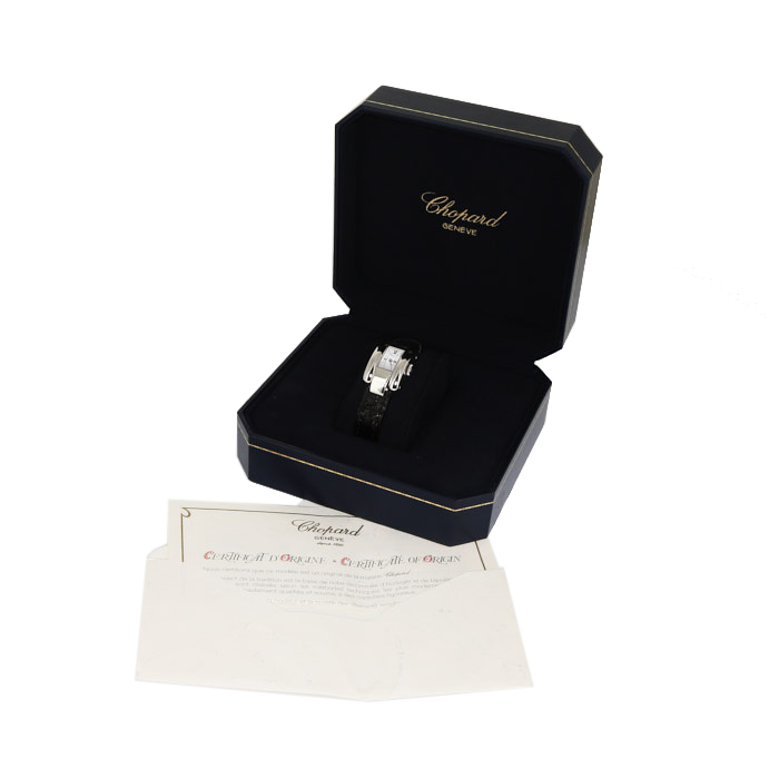 Montre Chopard La Strada en or blanc Ref :  433 Vers  2001 - Detail D2