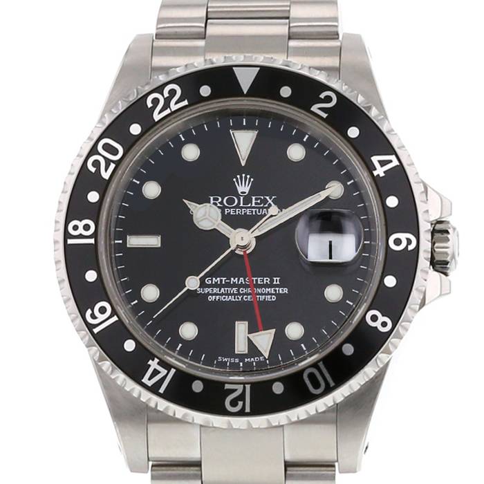Rolex GMT-Master II watch in stainless steel Ref:  16710 Circa  2001 - 00pp