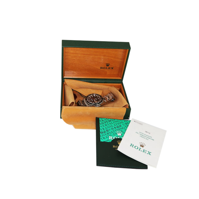 Montre Rolex GMT-Master II en acier Ref :  16710 Vers  2001 - Detail D2