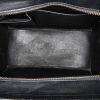 Bolso de mano Celine Luggage Micro en lona beige y roja y cuero negro - Detail D2 thumbnail