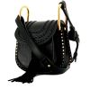 Chloé Hudson shoulder bag in black leather - 00pp thumbnail