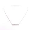 Chopard Ice Cube necklace in white gold - 360 thumbnail
