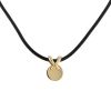 Chaumet Lien small model necklace in yellow gold and leather - 00pp thumbnail