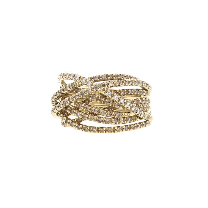 H. Stern Zephyr ring in yellow gold and diamonds - 00pp