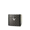 Goyard jewelry box in monogram canvas and black leather - 00pp thumbnail