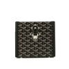 Goyard jewelry box in monogram canvas and black leather - 360 thumbnail