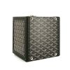 Goyard jewelry box in monogram canvas and black leather - Detail D5 thumbnail