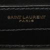 Saint Laurent shoulder bag in velvet and black leather - Detail D3 thumbnail