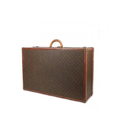 Valigia Louis Vuitton Alzer 80 in tela monogram marrone e losine marrone