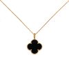 Van Cleef & Arpels Magic Alhambra necklace in yellow gold and onyx - 00pp thumbnail
