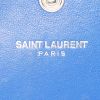 Borsa a tracolla Saint Laurent Kate in pelle blu simil coccodrillo - Detail D3 thumbnail