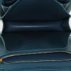 Bolso bandolera Céline Classic Box en cuero azul verdoso - Detail D2 thumbnail