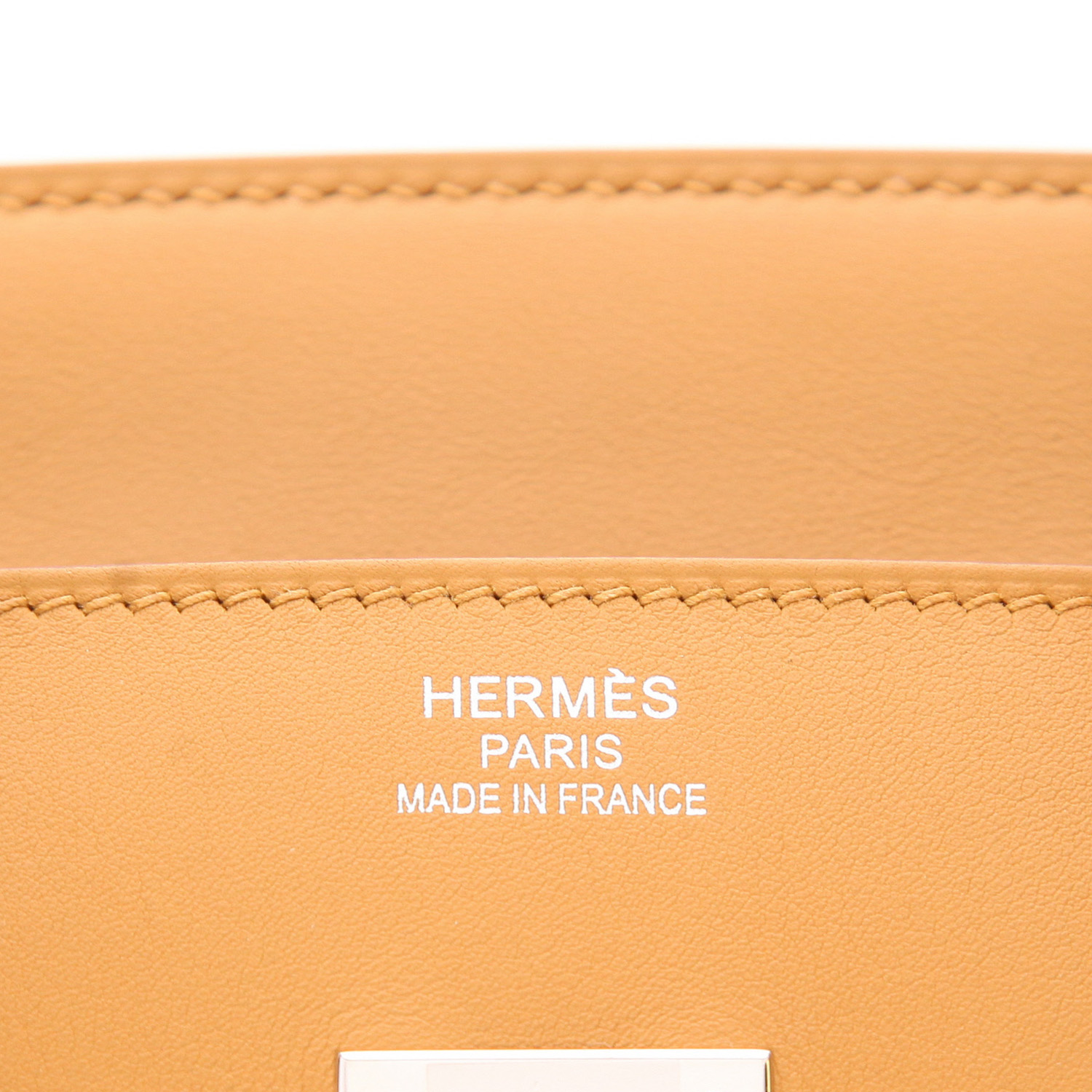 Bolso de mano Hermes Birkin 35 cm Fray Fray en lona beige y cuero beige Sésame - Detail D2