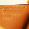 Borsa Hermes Birkin 35 cm Fray Fray in tela beige e pelle beige Sésame - Detail D4 thumbnail