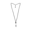 Collar Cartier Panthère Pelage modelo pequeño en oro blanco,  ónix y diamantes - 360 thumbnail