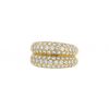 Cartier 1990's ring in yellow gold and diamonds - 00pp thumbnail